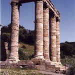 Antas - Fluminimaggiore (CA). Scorcio del tempio di età romana del Sardus Pater (III sec. a.C.).