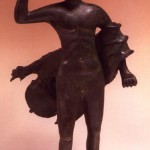 Posada (NU). Statuetta bronzea di stile italico raffigurante Ercole (IV sec. a.C.).