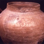 Sulki - S. Antioco (CA). Olla stamnoide di produzione euboica (fine VIII sec. a.C.).