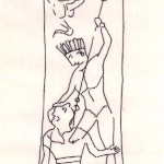 Rasoio punico con raffigurazione di Sid